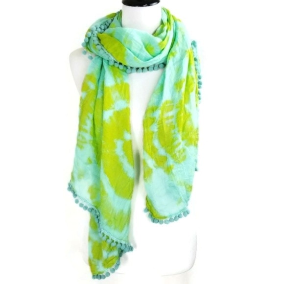NATURAL LIFE Accessories - Natural life tye dye palm palm scarf